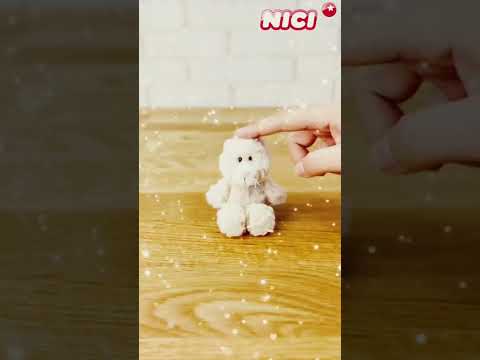 NICI ビーンバッグキーリング シロネコ