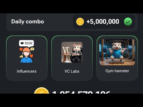 9 September Hamaster Kombat Daily Combo Card Today 5M Coins || hamster kombat daily combo today 🐹