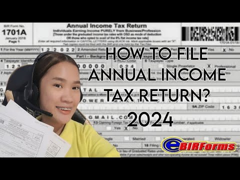 How to file Annual Income Tax Return (ITR) 2024 - E BIR FORM | Cleah Araujo Belloga