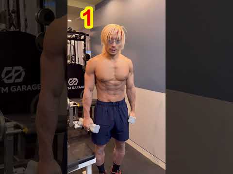 【一緒に筋トレ】5kgのダンベルで2分！肩幅を広くする筋トレ！#shorts #筋トレ #fitness