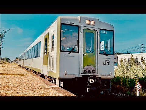 小川郷駅　入線