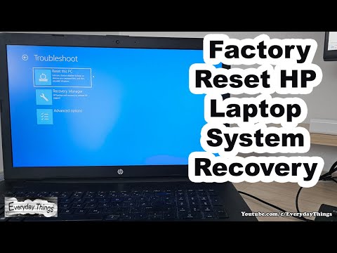 How to Factory Reset HP Laptop Using System Recovery – Simple Guide