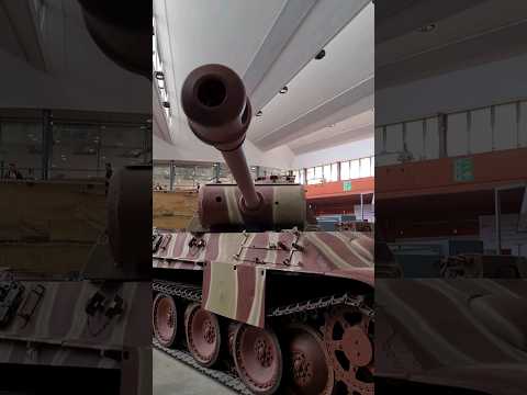 The WWII German Panzerkampfwagen V "Panther" Tank on display at The Tank Museum