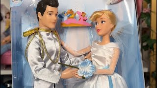 Disney Store Cinderella and Prince Charming Wedding Doll Set 🤍