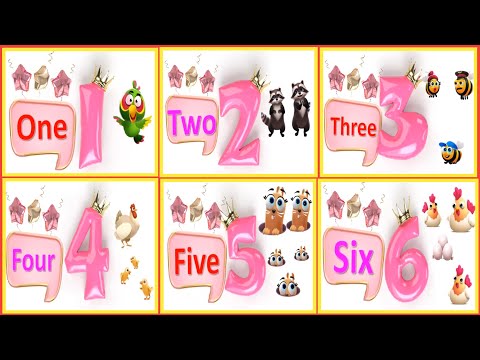 Count form 1 to 10 | counting 1 to ten | Count form 1 to 10 | One to word counting | one to ten