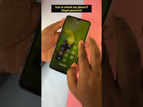 how to unlock any phone if forgot password #shorts