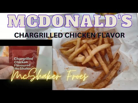 Singapore McD NEW Shaker Fries (CHARGRILLED CHICKEN!) 麦当劳摇摇薯条新口味 - 碳烤鸡 | 新加坡