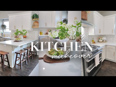 KITCHEN MAKEOVER || SUMMER DECORATING WITH ME || AFFORDABLE HOME DESIGN IDEAS