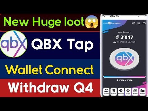 QBX Airdrop | QBX Tap | QBX Tap telegram bot | QBX wallet Connect | QBX listing date