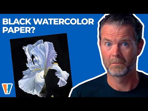 How to Paint on Black Watercolor Paper