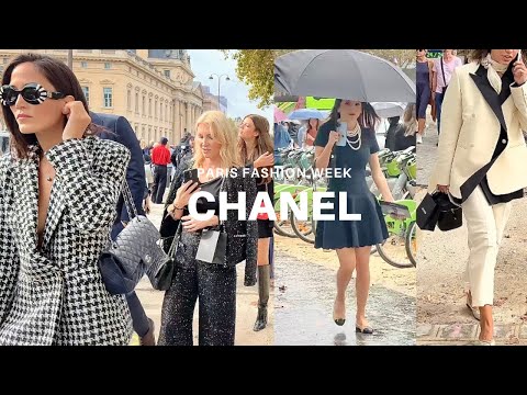 CHANEL 🇫🇷STREET STYLE SPRING SUMMER 2024 ⚜️SPRING 2024 TRENDS PARIS FASHION WEEK #voguefrance