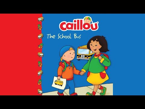 Join Caillou on His First School Bus Adventure | Fun Story for Kids