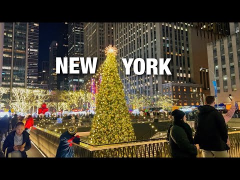 New York City LIVE Manhattan Christmas Walk 2024 on Sunday (December 8, 2024)