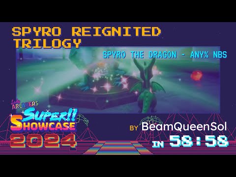 #LASS2024 - Spyro Reignited Trilogy (Spyro The Dragon - Any% NBS) in 58:58 [w/ BeamQueenSol]