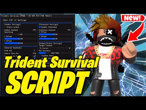 TRIDENT SURVIVAL SCRIPT / HACK PASTEBIN 2022 | Roblox Trident Survival Aimbot Script V3rmillion