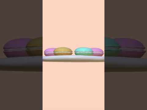 Random sculpted cookies #nomadsculpt #3dmodel #macarons