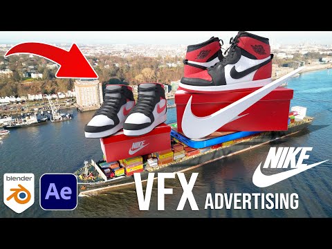 How To Create Brand's CGI Ads Using VFX in Blender | Blender VFX Tutorial