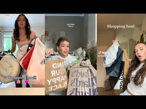 Summer shopping haul - TikTok compilation 🛍️😋