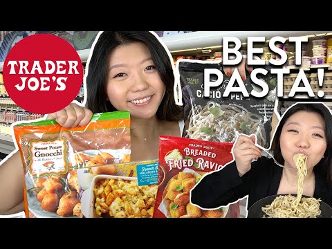 TRADER JOE'S PASTA HAUL! Top Frozen Foods to Buy 2022 (Gnocchi, Cacio E Pepe & MORE)