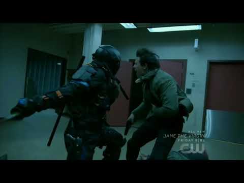 Arrow season 6-Deathstroke (Slade Wilson) vs Jackals! Action scene!