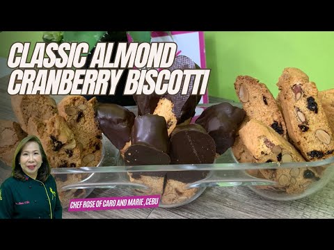 Classic Almond Cranberry Biscotti