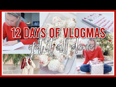 CHRISTMAS GET IT ALL DONE 2023 | 12 DAYS OF VLOGMAS