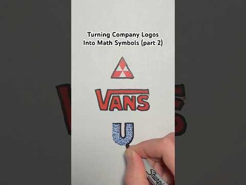 Turning #Company #Logos Into #Math Symbols (part 2) #Shorts