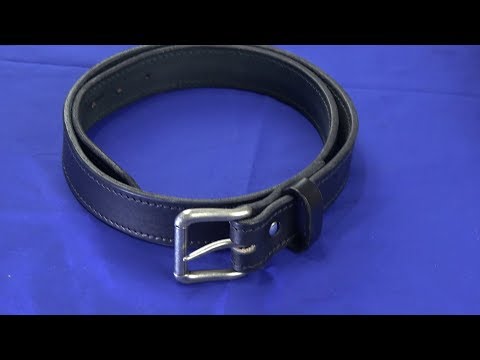 Beautiful Hand Made Leather Gun Belt - Custer Custom: Original