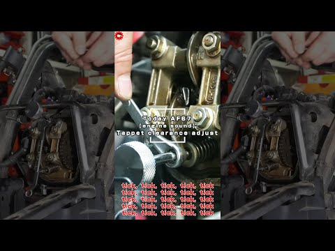 #Shorts｜[AF67] Comparison of engine sound before and after tappet clearance adjustment｜タペット調整前後音比較