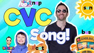 CVC Song | Phonics Song | Learn to Read Words with Dr. S Kids Music