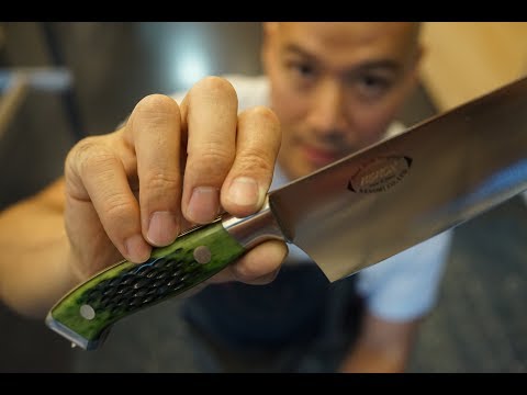 $3000 Japanese Samourai Kitchen Knife | John Quilter