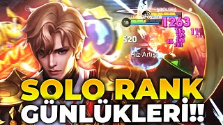 SOLO GÜNLÜKLERİ Jin (ÖNEMLİ DUYURU YENİ YAYIN KANALI) | Mobile Legends