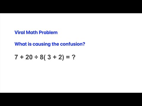 Viral Math Problem | Order of Operations