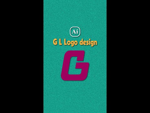 Adobe Illustrator - Design G + L Letter Logo with Grid