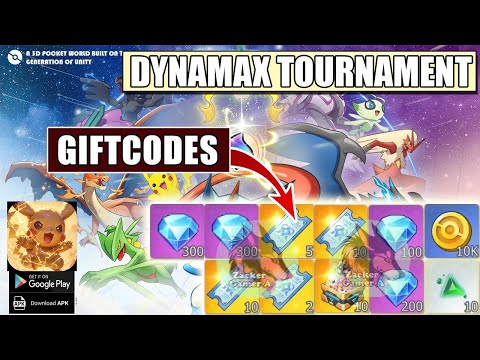 Dynamax Tournament & All 9 Giftcodes - How To Redeem Code | Dynamax Tournament 9 Codes