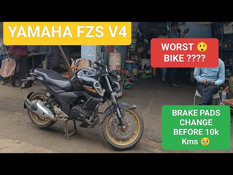 Yamaha fzs V4 Brake Pads Change l Fzs v4 service cost l fzs v4 2024 l Yamaha fz v4