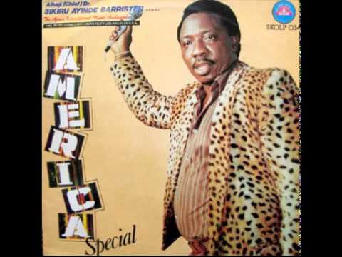 Dr Sikiru Ayinde barrister America Special Track 3