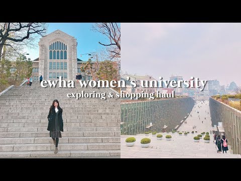 Shopping at Ewha Women's University! | Korea Vlog #6