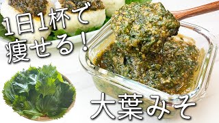 【大葉 味噌】これは絶対作って！５分で簡単！痩せる 万能調味料！ ご飯が進む 大葉 みそ 作り方 簡単アレンジも紹介 大葉の保存方法 ダイエット