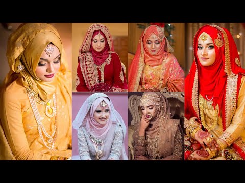 Hijab Styling for Wedding Dresses//Hijab Styles for Wedding Photoshoot Ideas//Modern Wedding Hijab