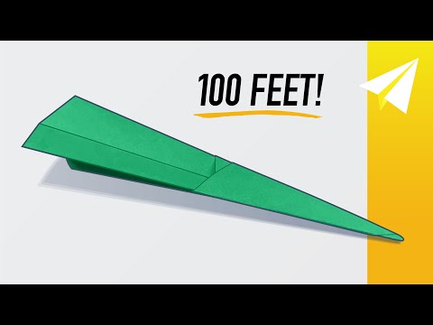 BEST Paper Airplane that Flies Over 50 Meters! How to Make Rubicon (Simple)