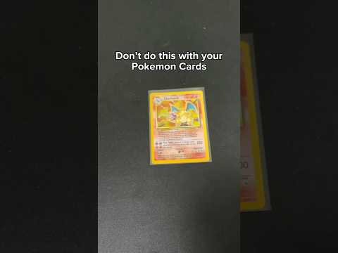 Don't do this with Charizard Pokemon Card