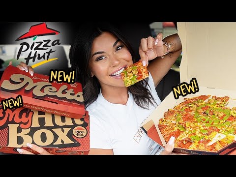 Trying the Newest Pizza Hut Menu Items! 🍕*Chicago Tavern Pizza & Melts*