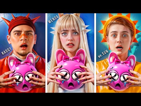 SPRUNKI One COLOR Challenge! Oren vs Raddy vs Wenda vs Black! We joined Sprunki