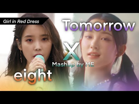 ME:I (ミーアイ) ‘Tomorrow’ X IU (아이유) ‘eight’ Prod. & Feat. SUGA of BTS Mashup by ME | Girl in Red Dress