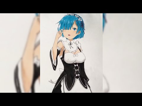 Drawing Rem | Re zero | #anime #art