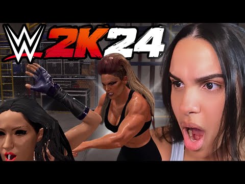 WWE 2K24 MyRISE #7 - BETH PHOENIX ATTACKED ME BACKSTAGE AND THIS HAPPENED!!