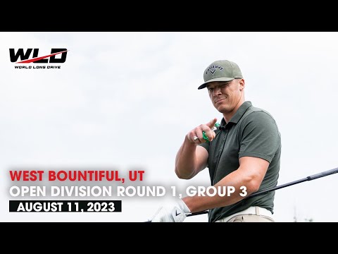 2023 World long Drive West Bountiful, UT | Open Division Round 1, Group 3