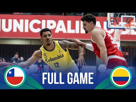 Chile v Colombia | Full Basketball Game | FIBA AmeriCup 2025 Qualifiers