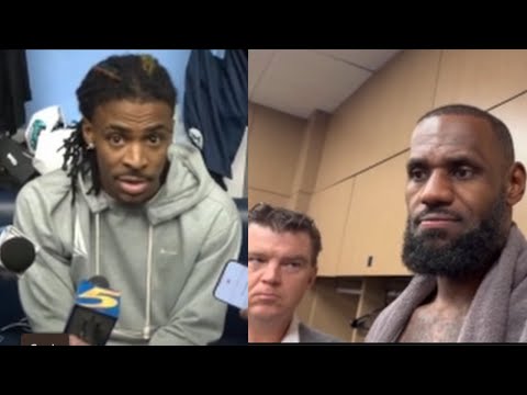 Ja Morant & LeBron DISCUSS fighting each other & WHY THEY HATE each other's team!